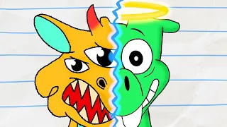 Good Dragon vs Bad Dragon! | Boy & Dragon | WildBrain Fizz