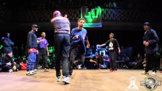 Legiteam Obstruxion vs Funk Fockers // .BBoy World // BREAKING 3on3 SEMI-FINAL | FLOOR WARS 2013