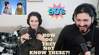 Does Gen Z Know These Iconic 90s Songs? | Millennials React