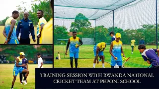 Cricket Unites: Training Session with Rwanda National Team at Peponi School