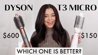 NEW Dyson AirWrap Large Round Brush VS NEW T3 Micro Airebrush!