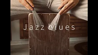 Jazz blues cajon groove with cajon brushes by kian kordestani