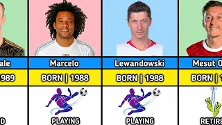 best football players born in every year 1940 - 2007