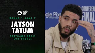 Jayson Tatum Full Postgame Media Availability | Game 7 vs Miami Heat | NBA Eastern Conference Finals