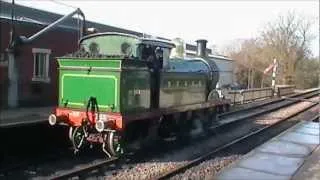 A Day Riding Steam Trains at the Bluebell Railway (26/1/2013)