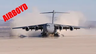 C-17 Proficiency Landings • Rogers Dry Lake Bed • Edwards Air Force Base