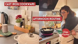 Cast Iron: My favourite Cast Iron cookware, AFTERNOON ROUTINE | NO COOK Laddoos in 2 minutes