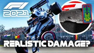 F1 2021 Gameplay: Testing the NEW DAMAGE model (Rear Wing, Sidepods, punctures & Floor)