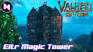 Black Marble Magic Tower EITR REFINERY [Timelapse] | 13 | Valheim: Mistlands | Lets Play