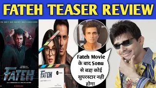 Fateh Teaser Review | KRK | #KrkReview #Fateh #FatehTeaser #SonuSood #Krk