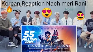 BTS Reaction to Bollywood songs || NCT reaction Nach Meri Rani reaction