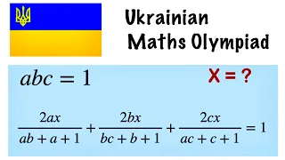 Ukrainian Mathematical Olympiad Question | Find the value of x | Olympiad Question @MindyourBRAIN1