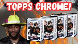 ABSOLUTELY LOADED! 2023 Topps Chrome Blaster Box Review!