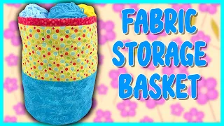 Fabric Storage Basket | The Sewing Room Channel