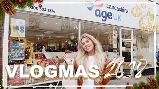 CHRISTMAS CHARITY SHOPPING / THRIFT WITH ME | VLOGMAS 2018