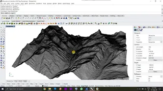 How to create a 3D terrain-topographical model using "Rhino" and "Lands design".