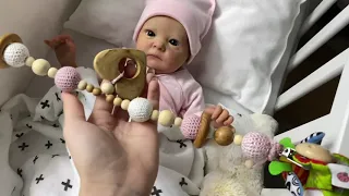 Morning routine with reborn doll Bonnie Утро с куклой реборн Бонни