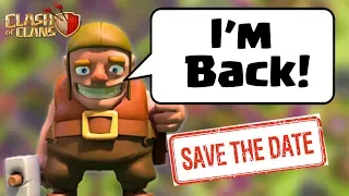 The Builder Is Coming Back On _______ (SPOILER) | Clash of Clans Leak Clashiversary