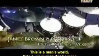 James Brown   Luciano Pavarotti - It's a Man's World - Legendado - Anderson Rolim