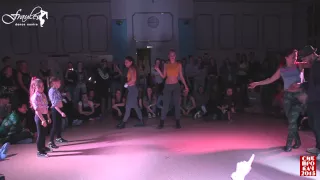 Siberian Dancehall Contest 2015 - 2x2 - 1/4final - Eva & Dasha vs. Sofa & Maru vs. БелоРусы