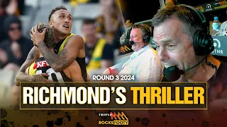 Triple M's Call Of Richmond's Thrilling Upset Over Sydney At The MCG | Triple M Footy