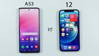 Samsung A53 vs iPhone 12 Speed Test & Camera Comparison