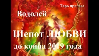 ВОДОЛЕЙ, ЛЮБОВЬ.  Таро прогноз октябрь, ноябрь, декабрь  2019 года.