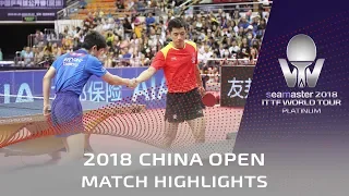 2018 China Open I Zhang Jike v Tomokazu Harimoto (R32) in 4k