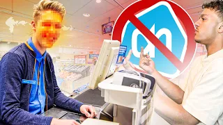 WINKELVERBOD krijgen van de Albert Heijn (Politie Gebeld)