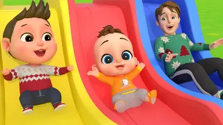 Happy Song - If You Happy - Outdoor Playground: Slide, Swing | Bum Bum Kids Song & Nursery Rhymes