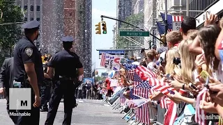 New York hosts ticker-tape parade for US Women's National Soccer Team | Mashable