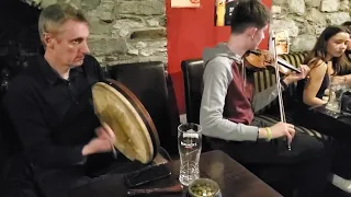 Pub trail session at Patrick O'Keeffe traditional music festival in Castleisland, Ireland