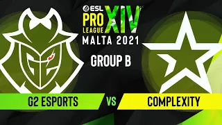 CS:GO - G2 Esports vs. Complexity [Dust2] Map 3 - ESL Pro League Season 14 - Group B