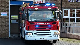 Wellington Fire Engine Turnout with Lights +Sirens  - Shropshire Fire and Rescue Service