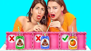 DON’T CHOOSE THE WRONG MYSTERY DRINK CHALLENGE! Funny Pranks By 123 GO! CHALLENGE