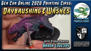 Gen Con Online 2020 Shadows of Brimstone Painting Class: Drybrushing & Washes