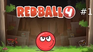 Red Ball 4 - Gameplay (1-5 levels) #1
