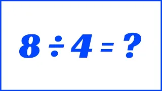 ➥ COMO CALCULAR 8 DIVIDIDO POR 4 | DIVIDIR 8 POR 4