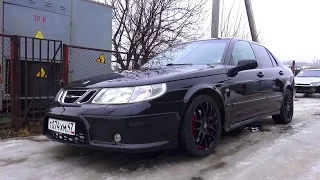 2002 Saab 9-5 Aero 2.3 Turbo. Обзор (интерьер, экстерьер, двигатель).