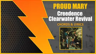 Creedence Clearwater Revival - Proud Mary [CIFRA & LETRA] #GuitaraderChords