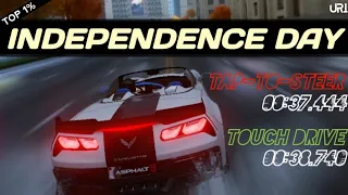 Asphalt 9 | Independence Day | Top 1% | Touchdrive | Tap To Steer