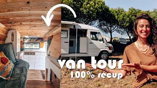 VAN TOUR | Fourgon aménagé 100% récup !