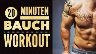 20 Minuten Bauch Training für zuhause zum Mitmachen | Eigenes Körpergewicht für den Sixpack