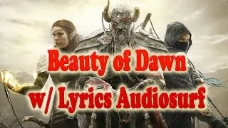 Beauty of Dawn Lyrics by Malukah Audiosurf Gameplay (The Elder Scrolls Online)