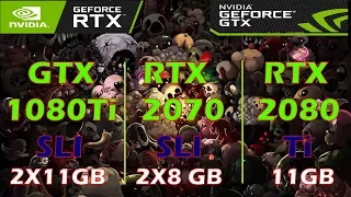 GTX1080Ti SLI vs RTX 2070 SLI vs RTX 2080 Ti