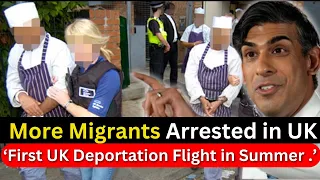 First UK deportation flight to Rwanda continues as UK government arrests more legal migrants