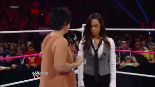 AJ Lee resigns as Raw General Manager: Raw, Oct. 22, 2012