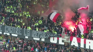 Gilets jaunes à l'Allianz Riviera