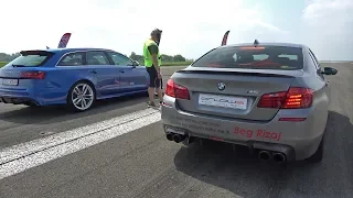 900HP BMW M5 F10 HPT vs 750HP Audi RS6 Avant