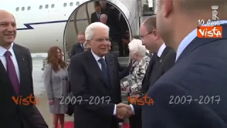 Visita in Canada, Mattarella arriva a Toronto